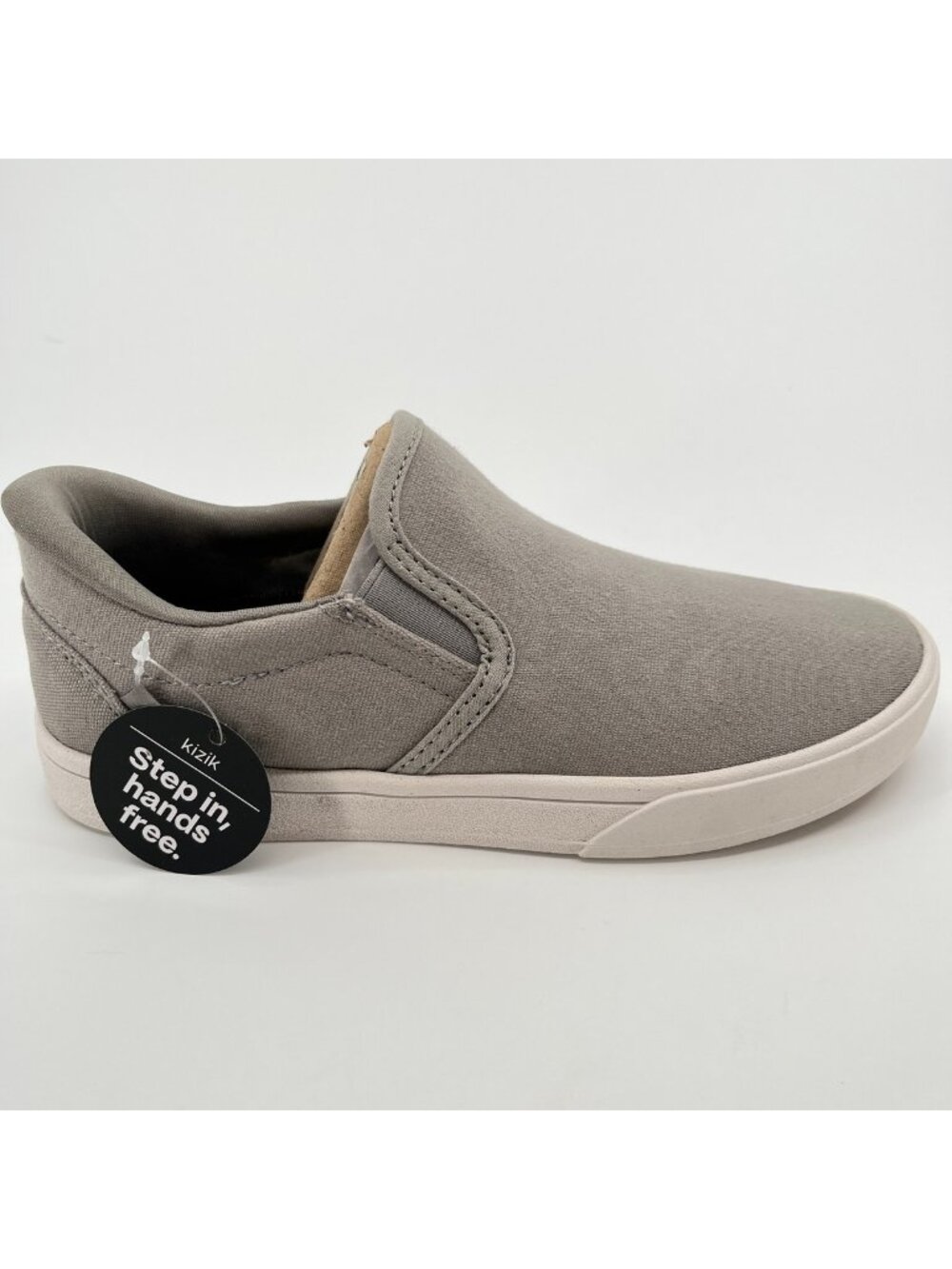 Kizik Venice Womens Size 6D Gray Athletic Slip On Hands Free Shoes Sneakers